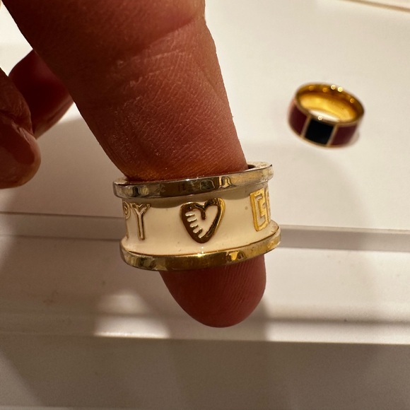 Coach Gold and Multicolor Rings Set - Picture 2 of 8